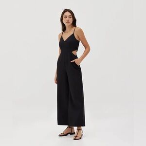 Love Bonito Anissa Padded Cut Out Jumpsuit in Black S
